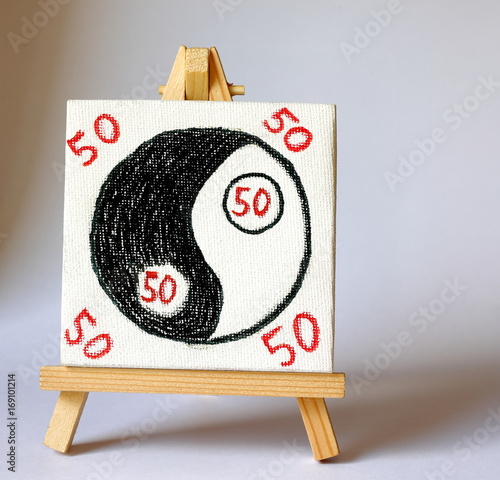 Plakat Yin Yang 50. urodziny