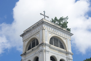 Old Building with Cross