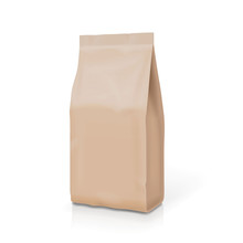 Mock-up Pack For Coffee, Tea, Snack Bag Package. Blank Template