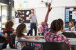 © Monkey Business - Teacher pointing to elementary school student in class