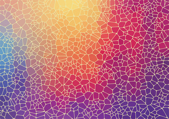 Wall Mural - Flat colorful triangle geometric wallpaper