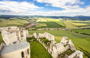 Canvas Print - Zipser Castle Spissky hrad Slovakia unesco world heritage attractions