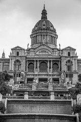 MNAC museum at National Palace Barcelona - Palau Nacional in Barcelona