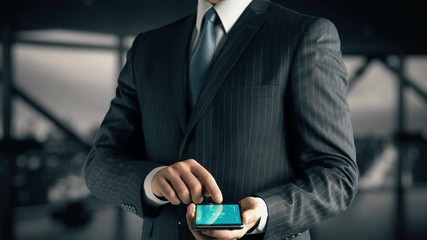 Businessman with Evaluation