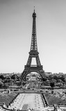 Fototapeta Boho - Famous Eiffel Tower in Paris - most famous landmark in the city