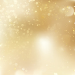 Wall Mural - New year and Xmas Defocused Background With Blinking Stars. EPS 10 vector