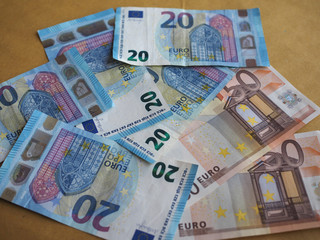 Wall Mural - 50 and 20 euro notes, European Union