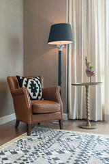 Wall Mural - classic chair style with lamp