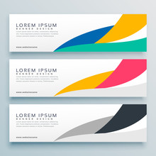 Wavy Web Banner Or Header Design Background