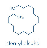 Stearyl alcohol molecule. Constituent of cetostearyl alcohol (cetearyl  alcohol, cetylstearyl alcohol). Skeletal formula Stock Vector Image & Art -  Alamy