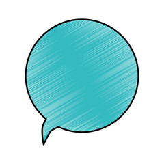 speech bubble icon over white background vector illustration