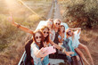 © teksomolika - Six beautiful girls make selfie