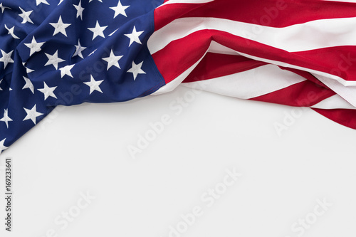 Fotografie, Obraz American flag for Memorial Day, 4th of July, Labour Day