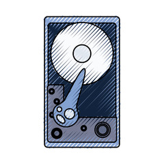 Poster - cd rom hardware icon vector illustration graphic design