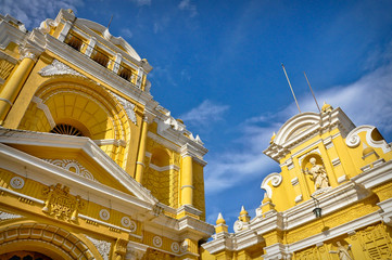 Guatemala yellow church