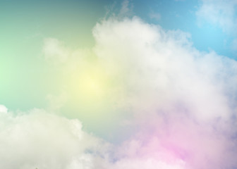 Wall Mural - Colorful sky background.