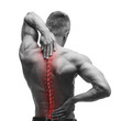 © staras - Spine pain, man with backache and ache in the neck