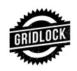Gridlock rubber stamp. Grunge design with dust scratches. Effects can be easily removed for a clean, crisp look. Color is easily changed.