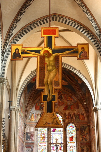 Plakat Krucyfiks Santa Maria Novella Florencja