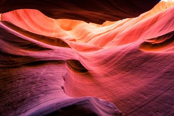 Wall Mural - colorful antelope canyon sandstone