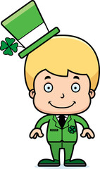 Poster - Cartoon Smiling Irish Boy