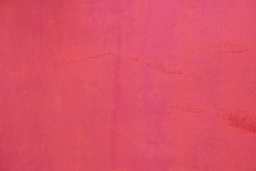 Wall Mural - Red painted wall texture background