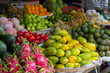 tropical fruit on asian market