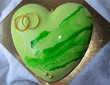 © Liubov - муссовый торт в форме сердца покрытый зеркальной глазурью/Mousse cake in the shape of heart covered with mirror glaze