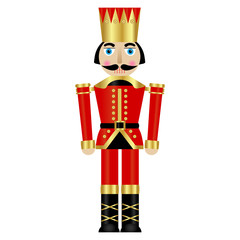 Wall Mural - Vector illustration of a nutcracker