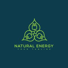 Poster - Natural energy logo