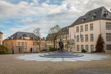 Wall Mural - Old Street in Luxembourg