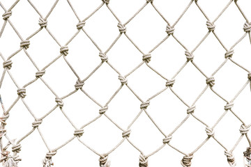 White rope net woven
