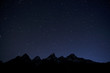 © Enrique - Grand Tetons and the Ursa Major (Big Dipper, the plough) constellation (incomplete), Grand Teton NP, WY, USA