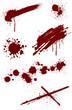 Blood splashing pattern [vector]
