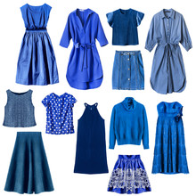 Blue Clothes Isolated