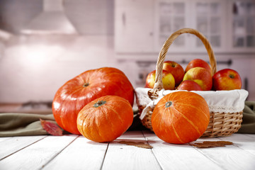 Wall Mural - autumn kitchen