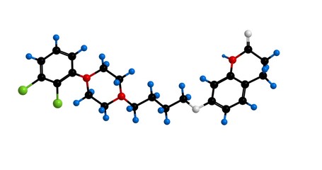 Wall Mural - Aripiprazole (Abilify) - molecular structure