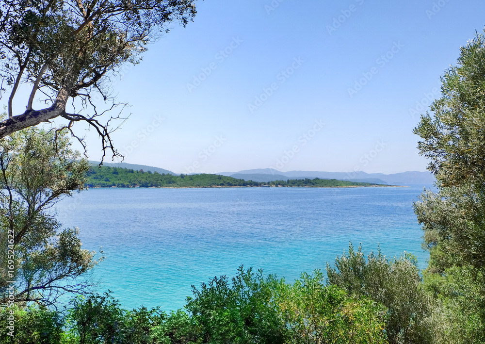 View of beautiful landscape on summer day