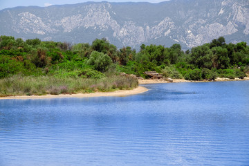 Sticker - View of beautiful bay on summer day