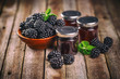 Tasty blackberry jam