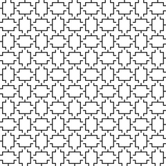 Wall Mural - Vector seamless geometric pattern. Line texture. Black-and-white background. Monochrome design. Vector EPS10