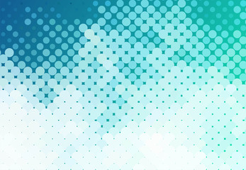 Wall Mural - abstract dots background
