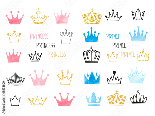 Big set of doodle sketch wa...