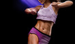 © hutangach - perfect shaped woman body and exercise or dance -3d rendering