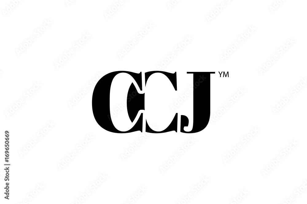 CCJ Logo Branding Letter. Vector graphic design. Useful as app icon ...
