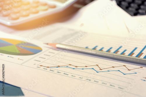 Business Statistics And Analytics Value Financial Service Concept - 