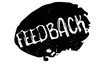 © lkeskinen - Feedback rubber stamp. Grunge design with dust scratches. Effects can be easily removed for a clean, crisp look. Color is easily changed.