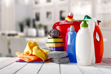 Wall Mural - cleaning products