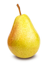 Fresh Pear Isolated On White Background