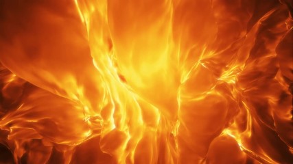 Wall Mural - Elegant Abstract Flame Loop